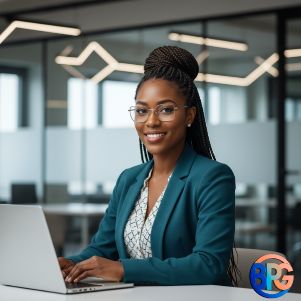 Professional African business woman